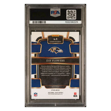 Zay Flowers PSA 10 2023 Panini Select Orange Prizm Rookie RC #d/ 49 Card #8