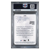 Shohei Ohtani PSA 9 2018 Topps Chrome Update International Affair Rookie Card #IA-SO