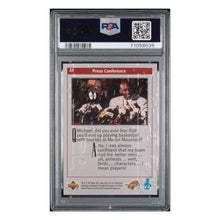 Press Conference PSA 9 1996 Upper Deck Space Jam Jordan's Silver Screen Card #JS4