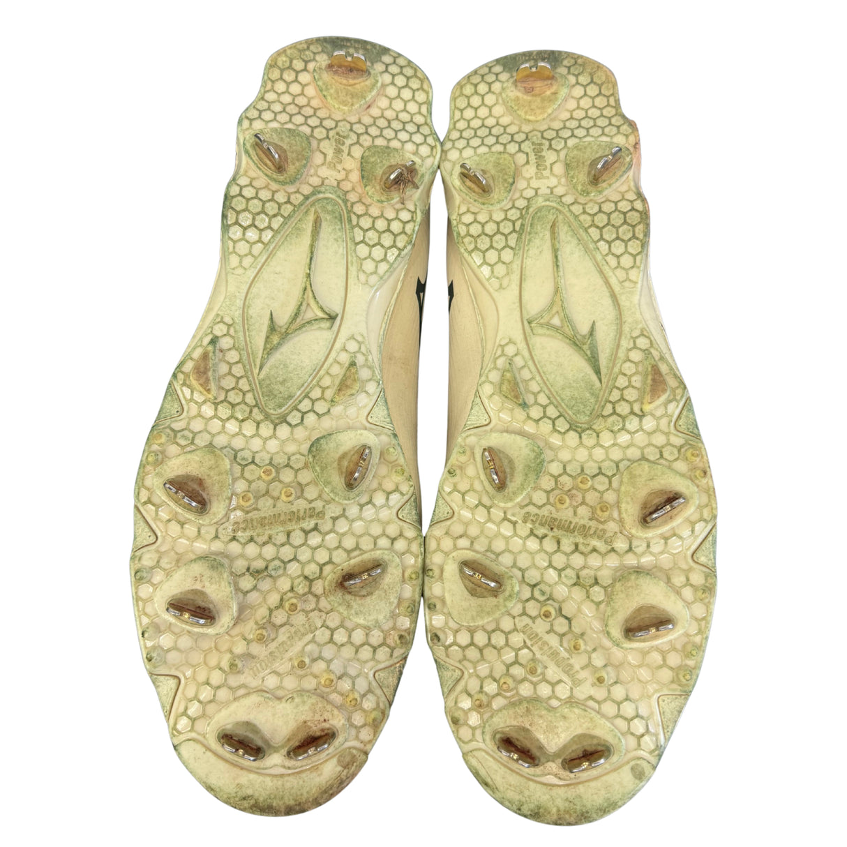 Alec Burleson St Louis Cardinals Autographed 2025 Game Used Military Appreciation Weekend Cleats w/ Inscription - JSA COA