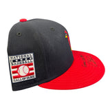 Alec Burleson St Louis Cardinals Autographed 2025 Game Used Hall Of Fame Hat w/ Inscription - JSA COA
