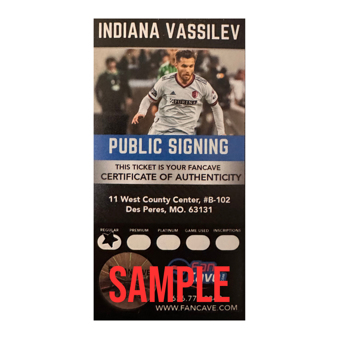 Indiana Vassilev St Louis City SC Autographed Kicking 8x10 Photo - Fan Cave COA