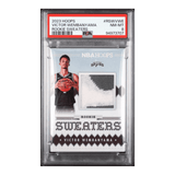 Victor Wembanyama PSA 8 2023 Panini Hoops Rookie Sweaters Card #RSWVWE