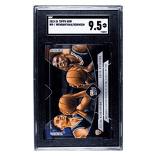 Victor Wembanyama & David Robinson SGC 9.5 2023-24 Topps Now Rookie RC Card #WR1