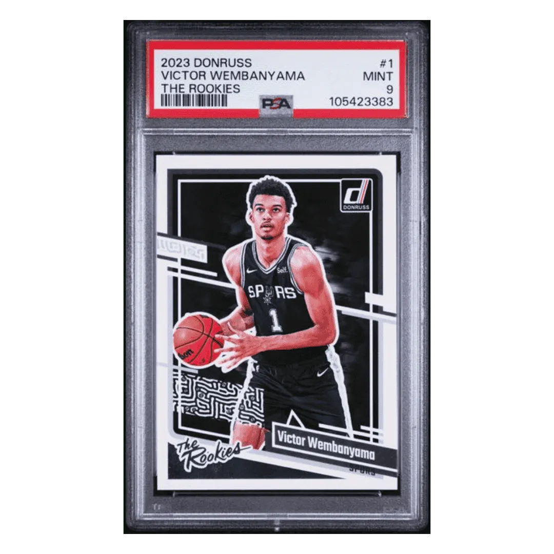 Victor Wembanyama PSA 9 2023 Panini Donruss The Rookies Card #1