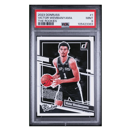 Victor Wembanyama PSA 9 2023 Panini Donruss The Rookies Card #1