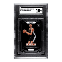 Victor Wembanyama SGC 10 2023 Panini Prizm Monopoly Rookie RC Card #81