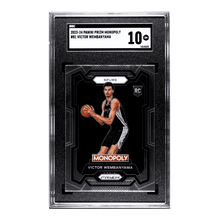 Victor Wembanyama SGC 10 2023 Panini Prizm Monopoly Rookie RC Card #81
