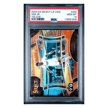 Vini Jr PSA 10 2023-24 Panini Select La Liga Tie-Dye #d/ 30 Card #222
