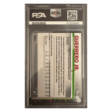 Vladimir Guerrero Jr PSA 10 2019 Topps Holiday Card #167