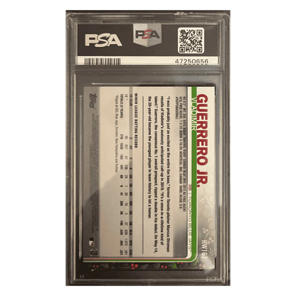 Vladimir Guerrero Jr PSA 10 2019 Topps Holiday Card #167