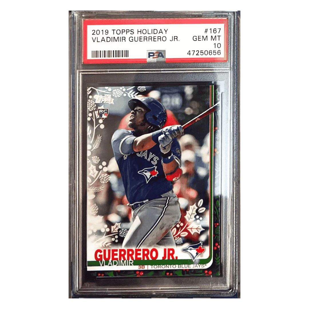 Vladimir Guerrero Jr PSA 10 2019 Topps Holiday Card #167