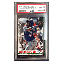Vladimir Guerrero Jr PSA 10 2019 Topps Holiday Card #167