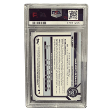 Warming Barnabel PSA 10 2022 Topps Bowman Chrome Prospects Purple Raywave Refractor Card #BCP46