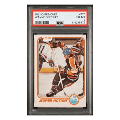 Wayne Gretzky PSA 6 1981 O Pee Chee Card #125