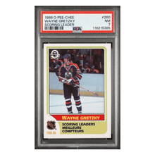 Wayne Gretzky PSA 7 1986 O Pee Chee Scoring Leader Card #260