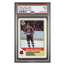 Wayne Gretzky PSA 7 1986 O Pee Chee Scoring Leader Card #260
