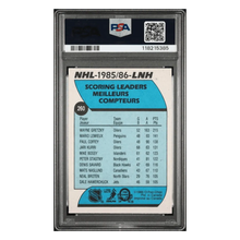 Wayne Gretzky PSA 7 1986 O Pee Chee Scoring Leader Card #260