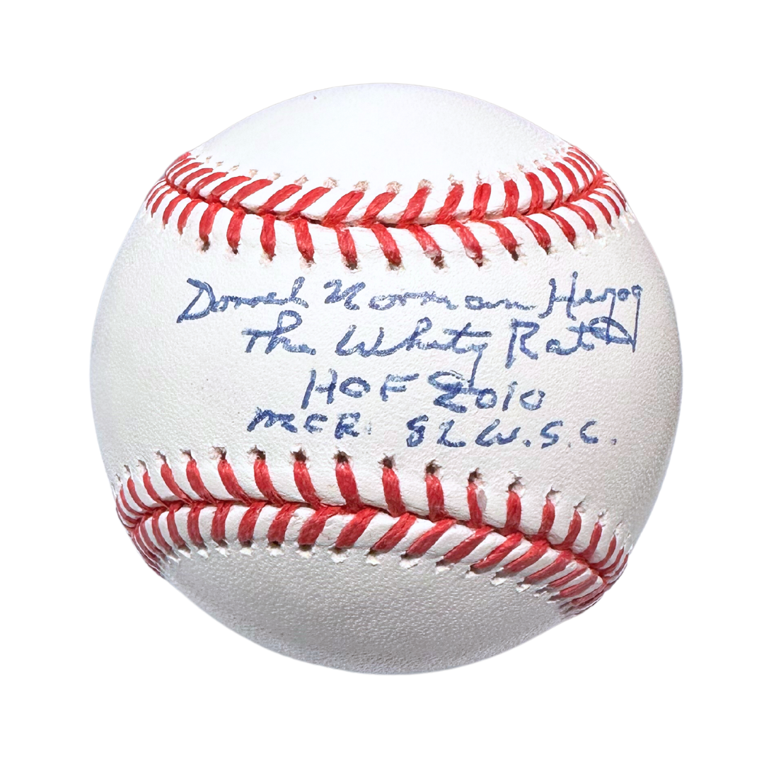Whitey Herzog St Louis Cardinals Autographed Baseball with Full Name & 3 Inscriptions - JSA COA