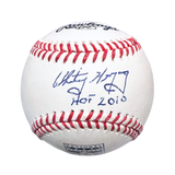 Whitey Herzog St Louis Cardinals Autographed Hall of Fame Logo Baseball with "HOF 2010" Inscription (SS) - JSA COA