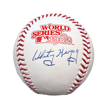 Whitey Herzog St Louis Cardinals Autographed 1982 World Series Baseball - JSA COA