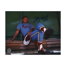 Whitey Herzog St Louis Cardinals Autographed Blue Sharpie Dugout Photo - Fan Cave COA