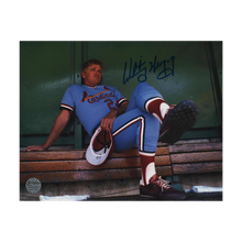 Whitey Herzog St Louis Cardinals Autographed Blue Sharpie Dugout Photo - Fan Cave COA