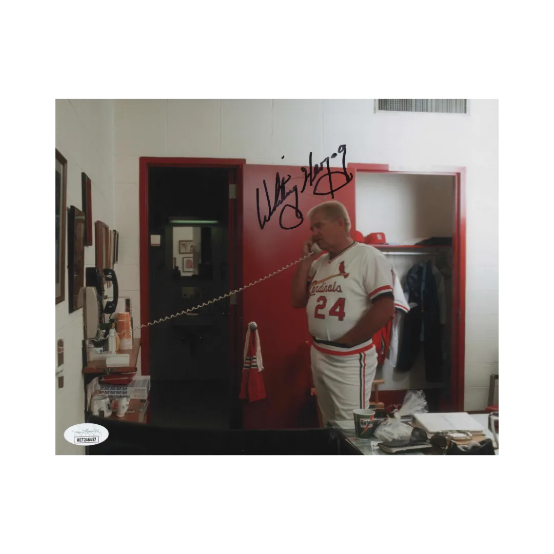 Whitey Herzog St Louis Cardinals Autographed Phone 8x10 Photo - JSA COA