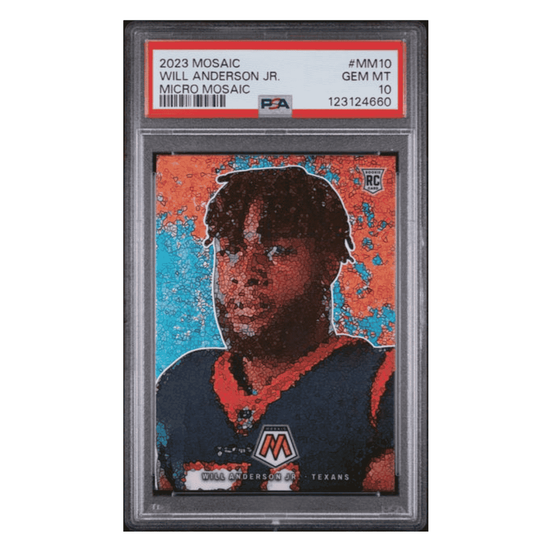 Will Anderson Jr PSA 10 2023 Panini Micro Mosaic Rookie RC Case Hit Card #MM10