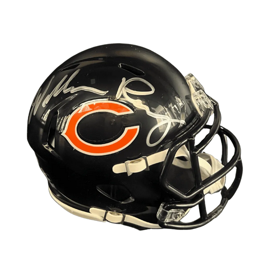 William Perry Chicago Bears Autographed Mini Speed Helmet - Beckett COA