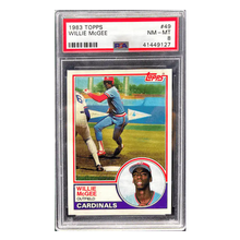 Willie McGee PSA 8 1983 Topps Card #49