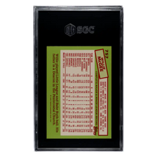 Willie McGee SGC 10 1985 Topps Tiffany POP 1 Card #757