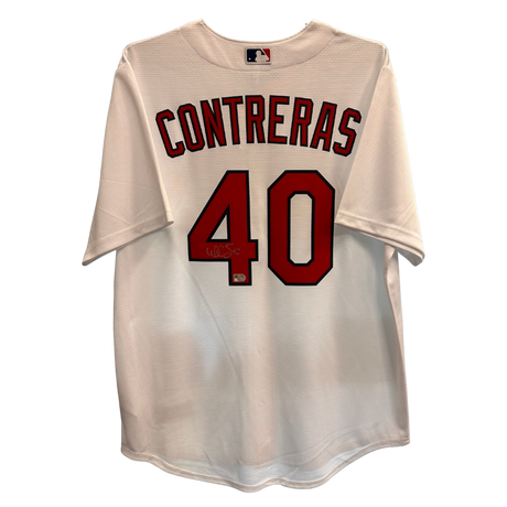 Willson Contreras St Louis Cardinals Autographed Nike Replica Home Jersey - MLB COA