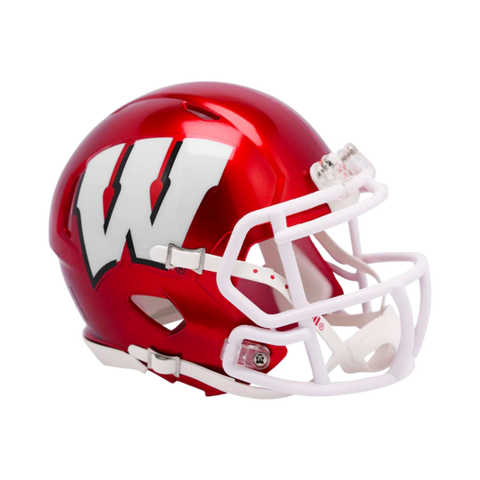 Wisconsin Badgers Flash Speed Riddell Mini Football Helmet