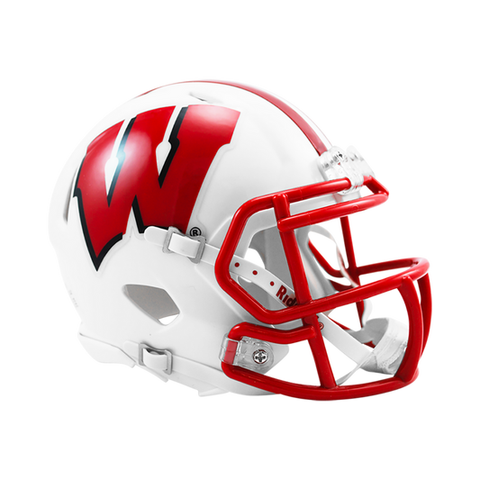 Wisconsin Badgers Speed Riddell Mini Football Helmet