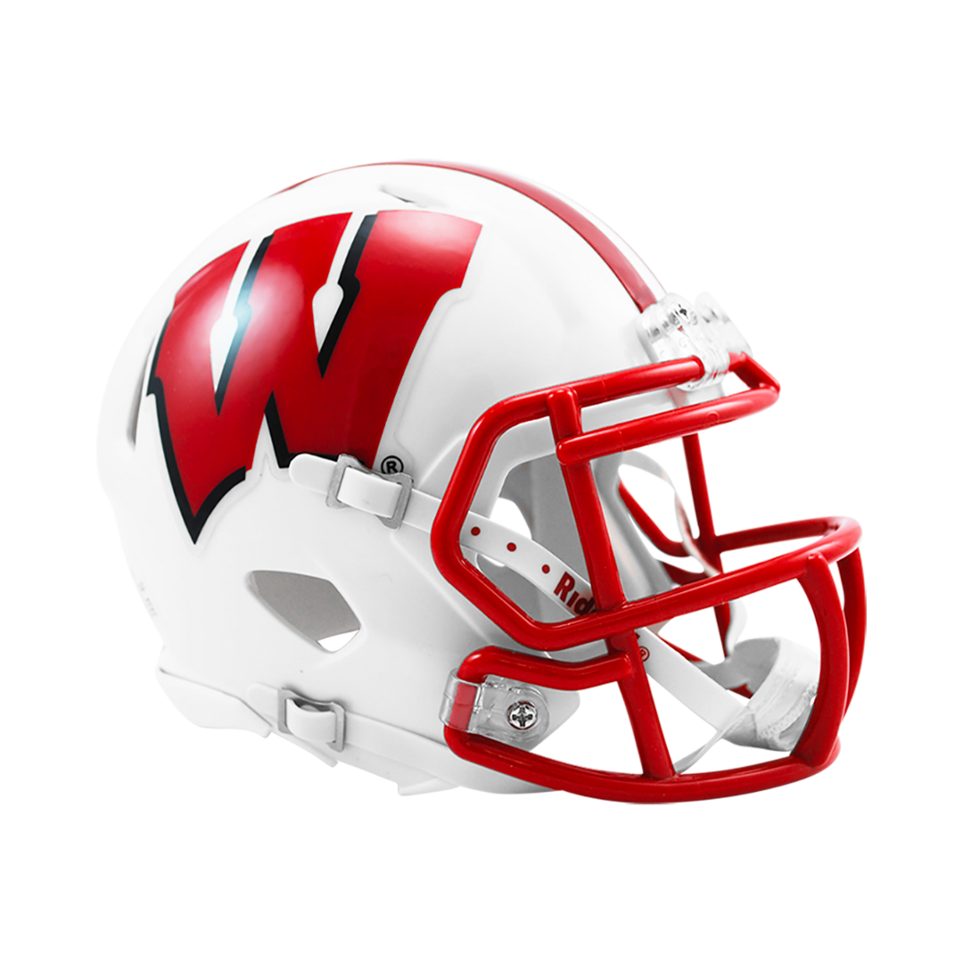 Wisconsin Badgers Speed Riddell Mini Football Helmet