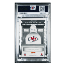 Xavier Worthy PSA 10 2024 Panini Spectra Monumental Memorabilia Celestial Rookie RC #d/ 75 Card #MMXWY