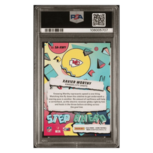 Xavier Worthy PSA 9 2024 Panini Score Step Ahead Rookie RC Card #SAXWY