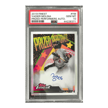 Yadier Molina PSA 10 2019 Topps Finest Prized Performers Autograph #d/50 Card #YM