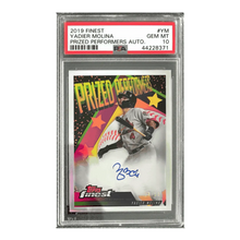 Yadier Molina PSA 10 2019 Topps Finest Prized Performers Autograph #d/50 Card #YM