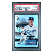 Yoshinobu Yamamoto PSA 9 2024 Topps Homefield Advantage Rookie RC Card #HFA20