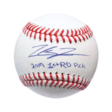Zack Thompson St Louis Cardinals Autographed Baseball w/ "1st Round Pick" Inscription - JSA COA
