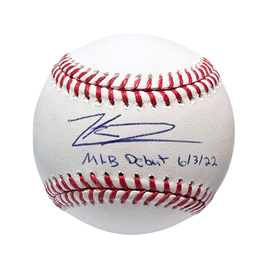 Zack Thompson St Louis Cardinals Autographed Baseball w/ "MLB Debut" Inscription - JSA COA