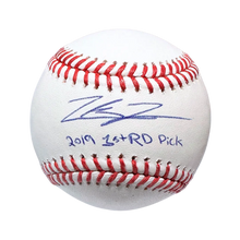 Zack Thompson St Louis Cardinals Autographed Baseball w/ "1st Round Pick" Inscription - JSA COA