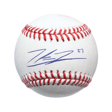 Zack Thompson St Louis Cardinals Autographed Baseball w/ #57 - JSA COA