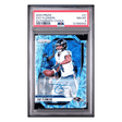 Zay Flowers PSA 8 2024 Panini Prizm Autograph Choice #d/ 100 Card #21