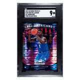 Zion Williamson SGC 9 2019-20 Panini Prizm Draft Picks All American Pink Pulsar Card #100