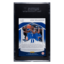 Zion Williamson SGC 9 2019-20 Panini Prizm Draft Picks All American Pink Pulsar Card #100
