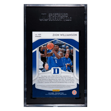 Zion Williamson SGC 9 2019-20 Panini Prizm Draft Picks All American Pink Pulsar Card #100