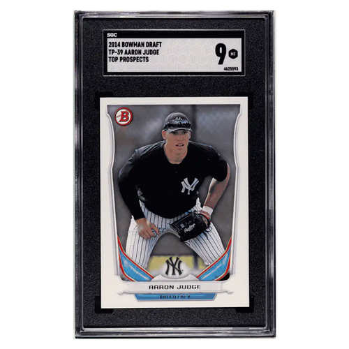 Aaron Judge SGC 9 2014 Bowman Draft Top Prospects Card #TP-39 - Front